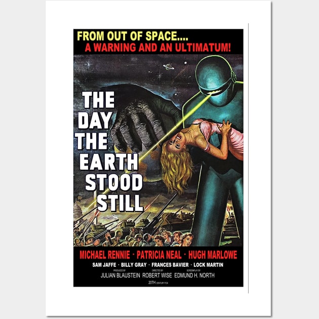 The Day The Earth Stood Still Wall Art by RockettGraph1cs